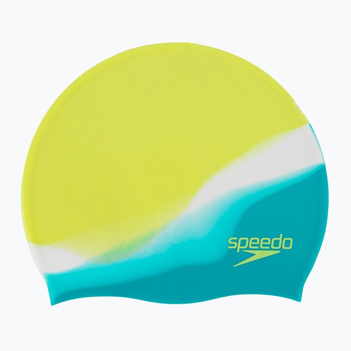Dětská čepice Speedo Multi Colour Silicone Junior zelená/žlutá 8-00236714576