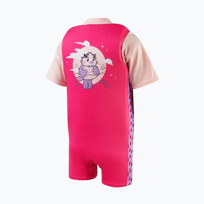 Speedo Dětský plovací oblek s potiskem růžový 8-1225814683 2