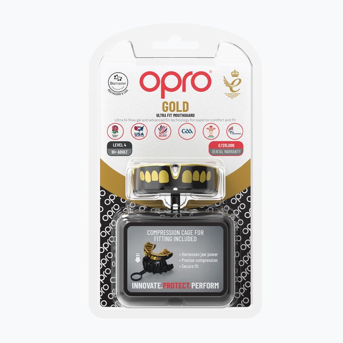 Chránič čelistí Opro Gold GEN5 černý/zlatý 2