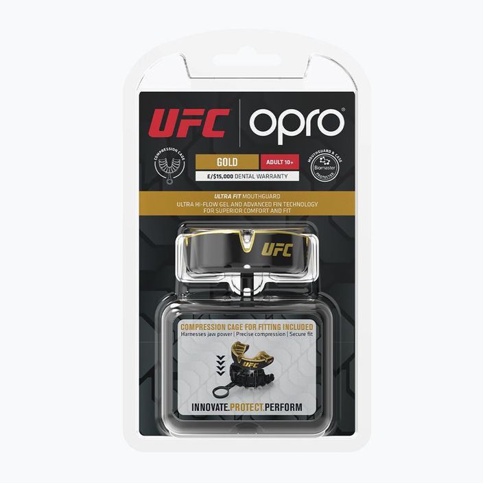 Opro UFC GEN2 černo-zlatý chránič čelistí 9608-GOLD 2