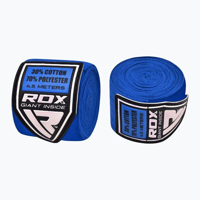 Boxerské bandáže RDX Hand Wraps modré HWX-RU 2