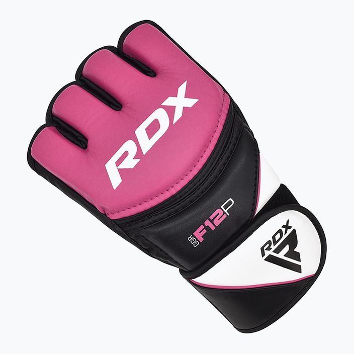 RDX Nový model grapplingových rukavic růžové GGRF-12P 9