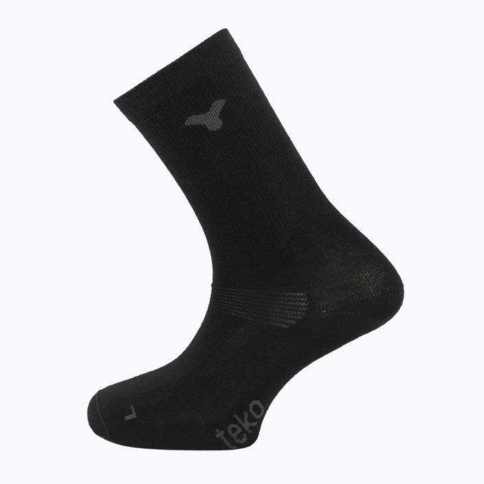 Trekingové ponožky  TEKO Ecobaseliner 1.0 Merino 2 páry black 2