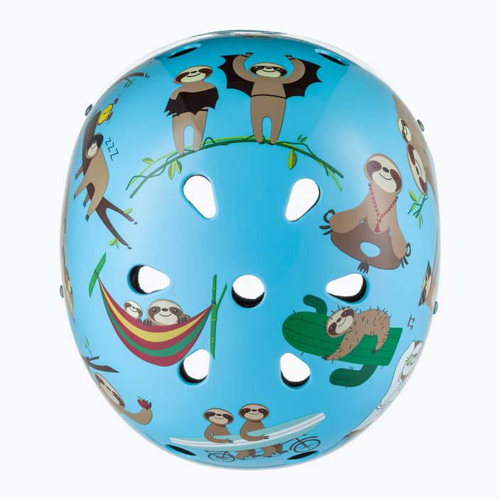 Dětská helma na kolo Hornit  Sloth blue/brown 6