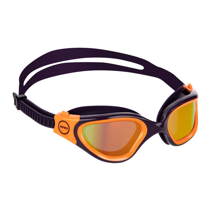 Plavecké brýle ZONE3 Vapour Polarized Lens navy/hi-vis orange 2