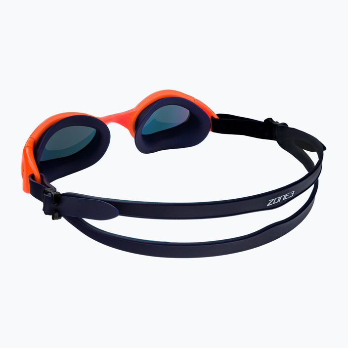 Plavecké brýle Zone3 Attack námořnicky modré a oranžové SA19GOGAT113 4