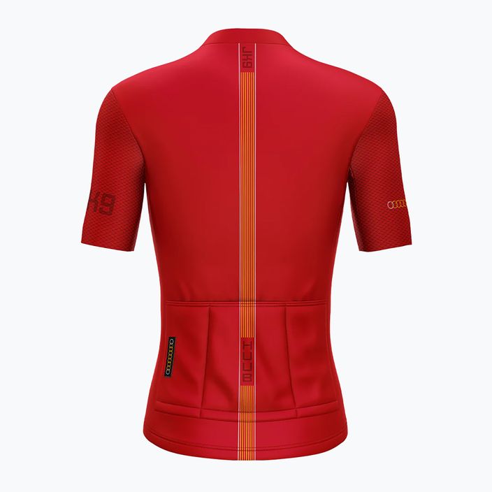 Pánský cyklistický dres HUUB Jason Kenny  cherry red 2