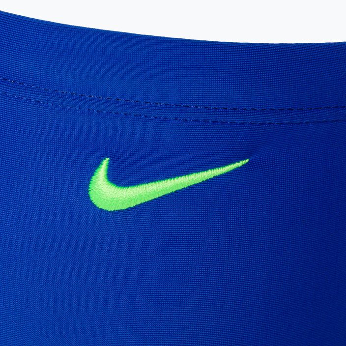 Dětské plavecké boxerky Nike Multi Logo Square Leg modré NESSD042-494 4
