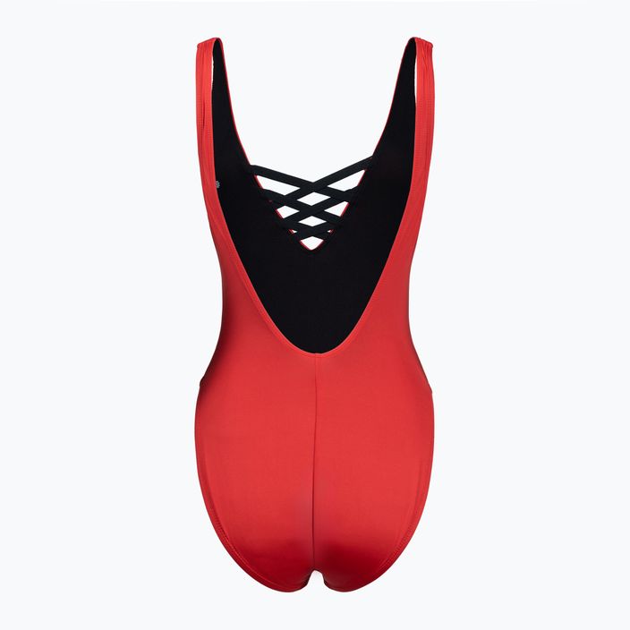 Nike Sneakerkini U-Back dámské jednodílné plavky červené NESSC254-614 2