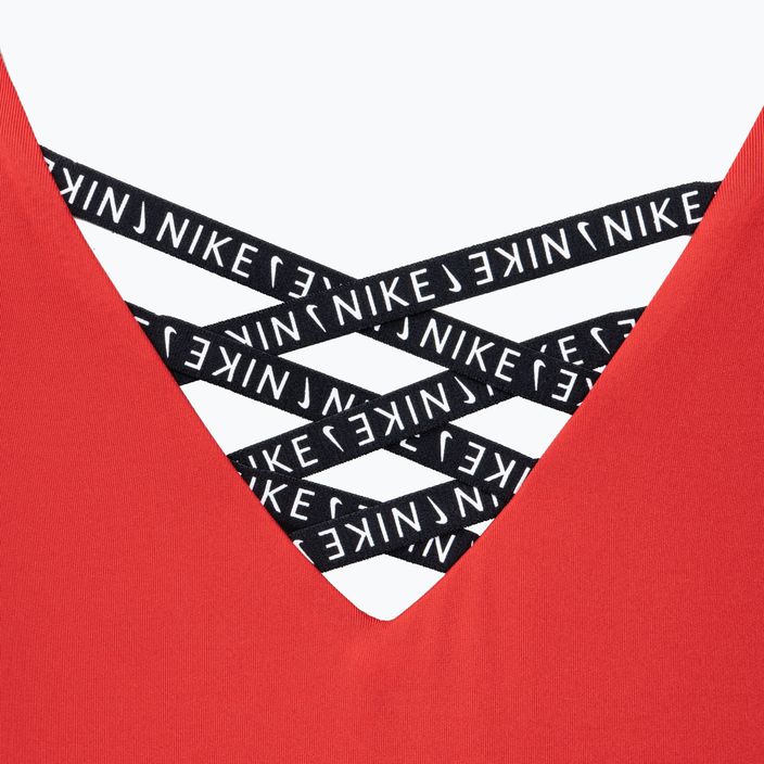 Nike Sneakerkini U-Back dámské jednodílné plavky červené NESSC254-614 4