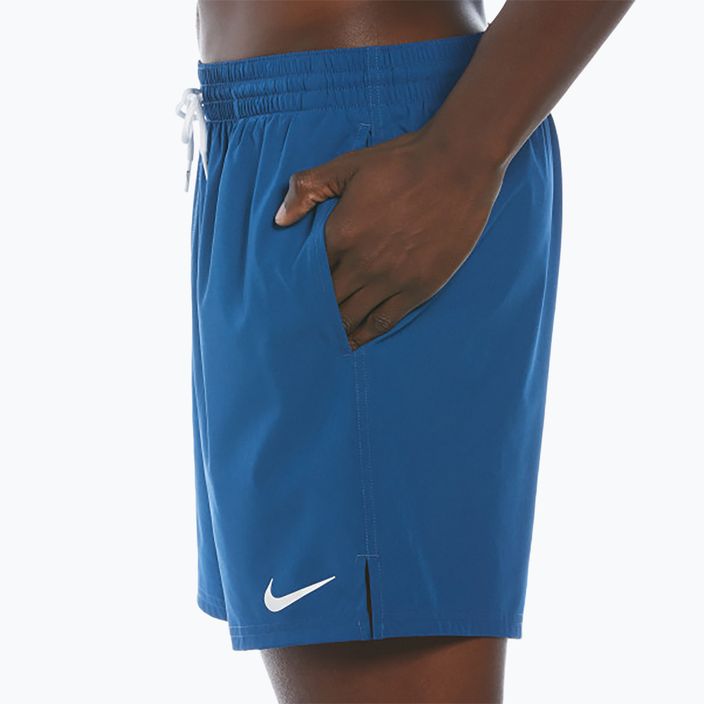 Pánské plavecké šortky  Nike Solid 5" Volley court blue 3