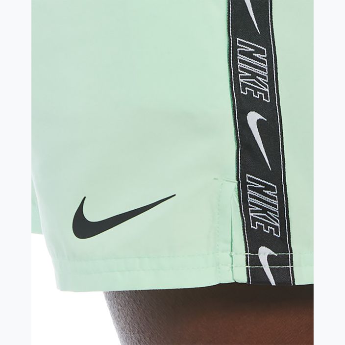 Pánské plavecké šortky  Nike Logo Tape 5" Volley vapor green 9