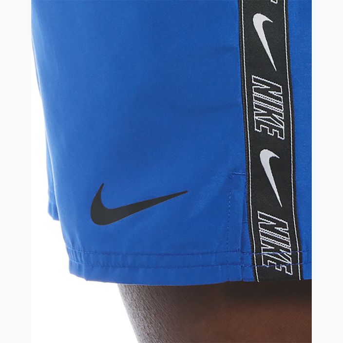 Pánské plavecké šortky  Nike Logo Tape 5" Volley game royal 9