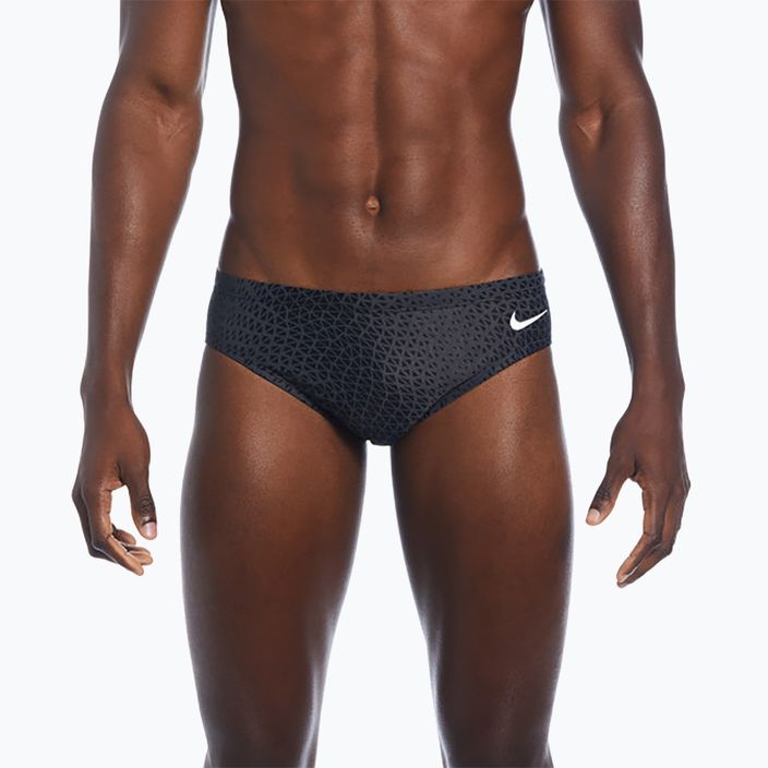 Pánské plavky  Nike Hydrastrong Delta Brief black
