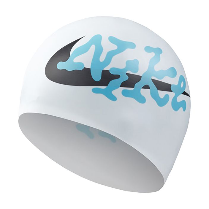 Plavecká čepice Nike Multi Graphic aquarius blue 2