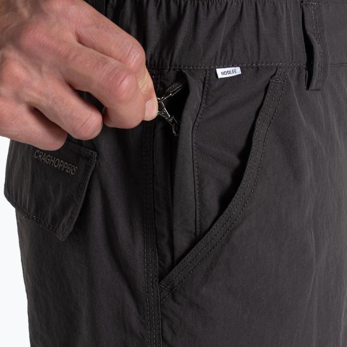 Pánské trekové kraťasy Craghoppers NosiLife Cargo Short III black pepper 7