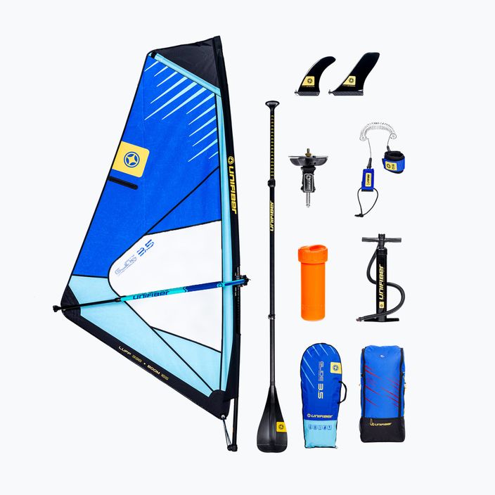 SUP prkno s thrusterem Unifiber Oxygen iWindSup SL 10'7'' a Compact Rig blue UF900170220 10