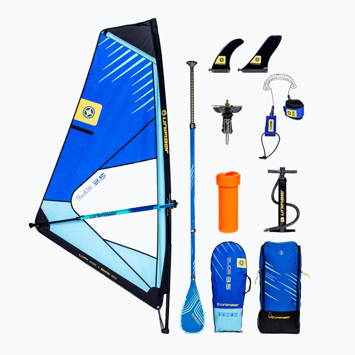 SUP prkno s thrusterem Unifiber Oxygen iWindSup FCD 10'7'' a Compact Rig blue UF900170320 9