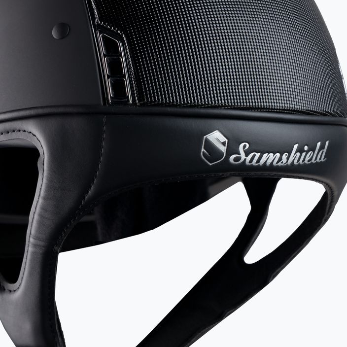 Samshield jezdecká přilba Shadowmatt Shimmer Top černá 3125659621387 6