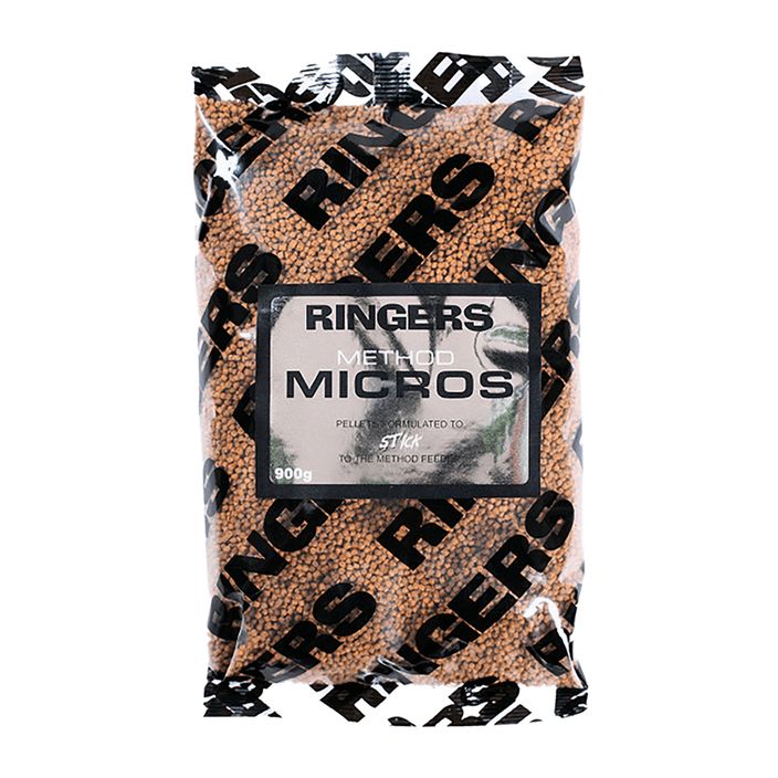 Ringers Method Micros 2 mm hnědé pelety s návnadou PRNG24 2