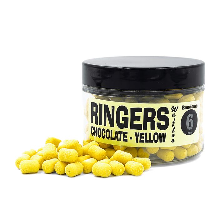 Háček návnady dumbells Ringers Yellow Wafters Chocolate 150ml žlutý PRNG77 2