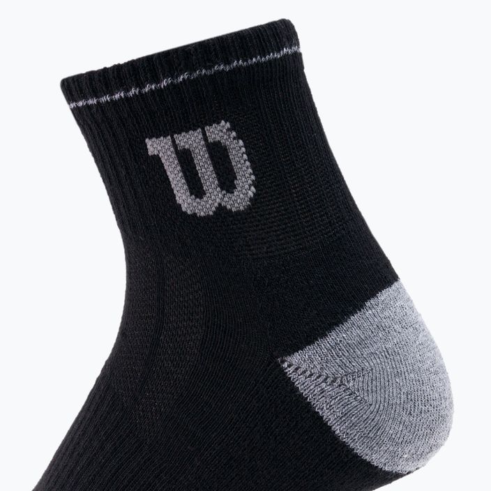 Pánské tenisové ponožky Wilson Quarter L&R 3 páry W157B-3010 3