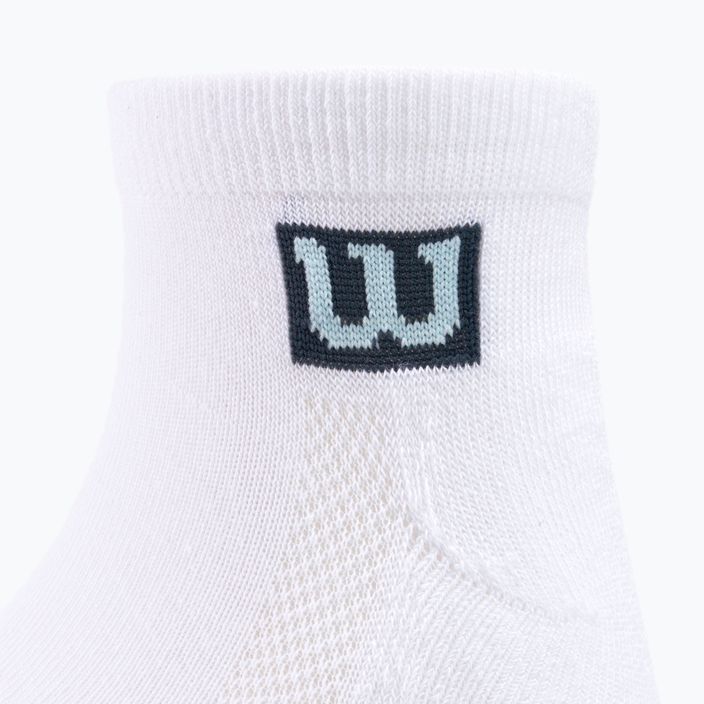 Pánské tréninkové ponožky Wilson 3PP Premium Low Cut 3 pack bílé W8F1W-3730 3