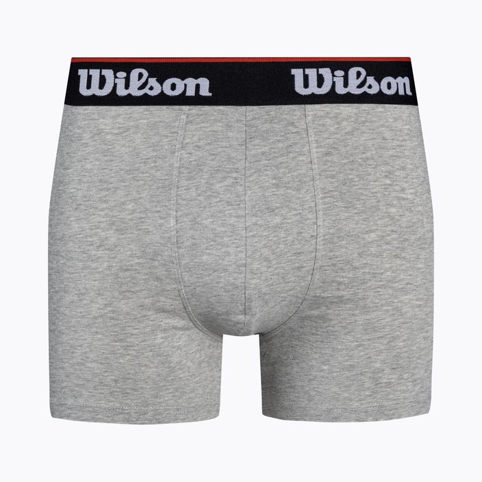 Pánské boxerky 2ks Wilson černé, šedé W875H-270M 3