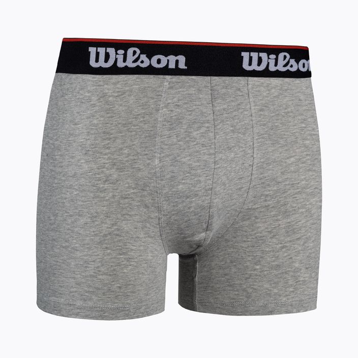 Pánské boxerky 2ks Wilson černé, šedé W875H-270M 7