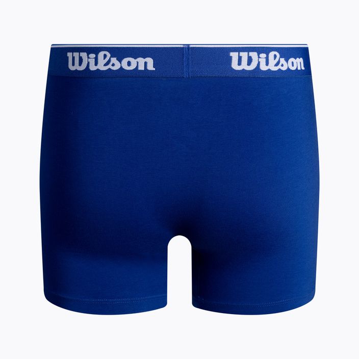Pánské boxerky Wilson 2 pack modré/tmavě modré W875E-270M 4
