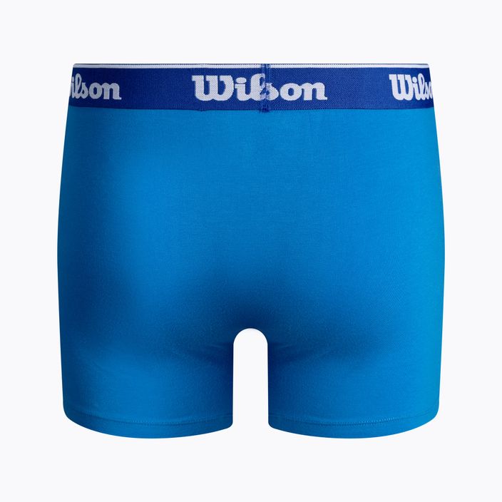 Pánské boxerky Wilson 2 pack modré/tmavě modré W875E-270M 5