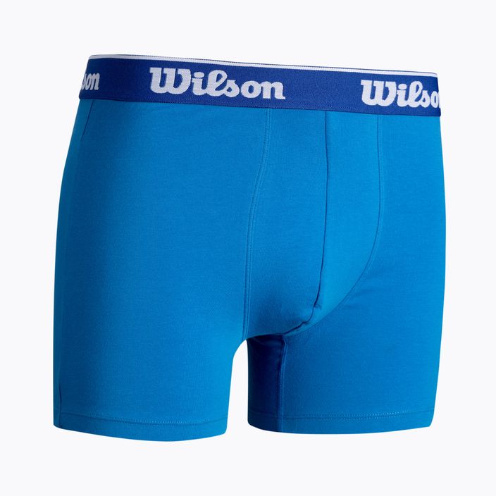 Pánské boxerky Wilson 2 pack modré/tmavě modré W875E-270M 7