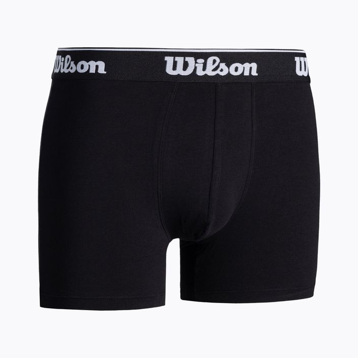 Pánské boxerky Wilson 2 pack černé/zelené W875V-270M 6