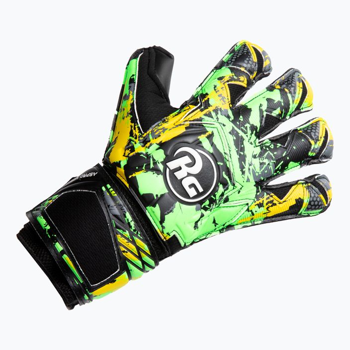 RG Aspro 4train brankářské rukavice černá/zelená ASP42107 3
