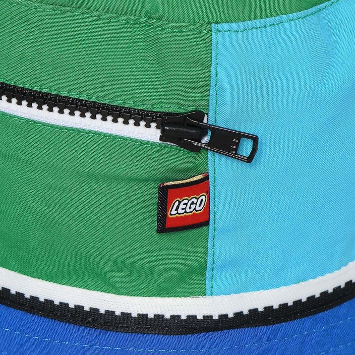 Dětský toutdoorový klobouk LEGO Lwalex 312 zeleno-modrý 11010682 3