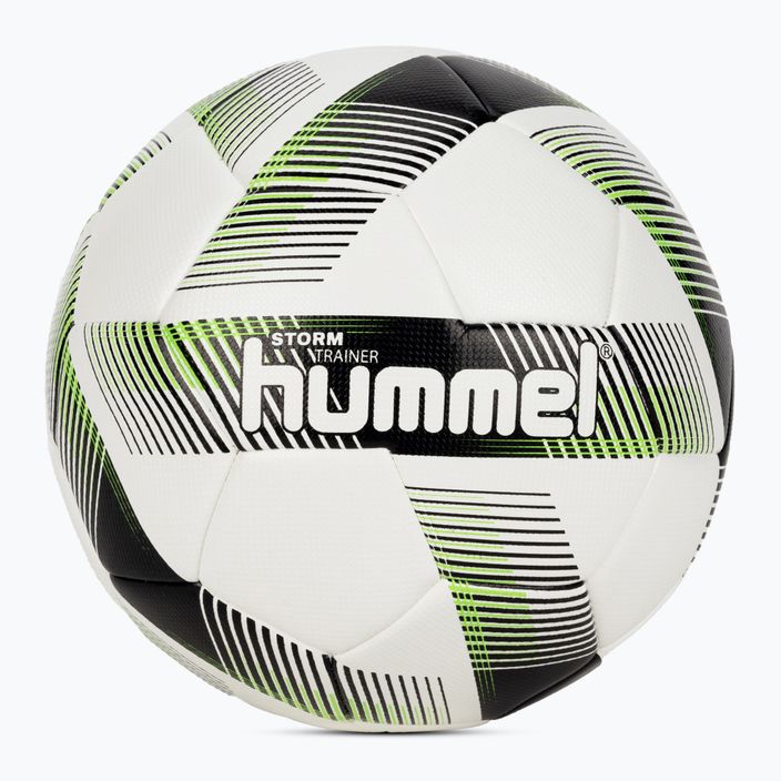 Hummel Storm Trainer FB fotbal bílý/černý/zelený velikost 4