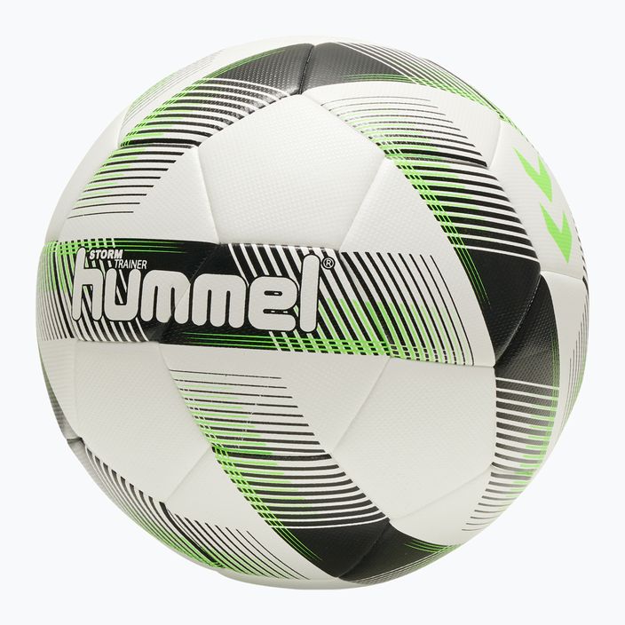 Hummel Storm Trainer FB fotbal bílý/černý/zelený velikost 5 4