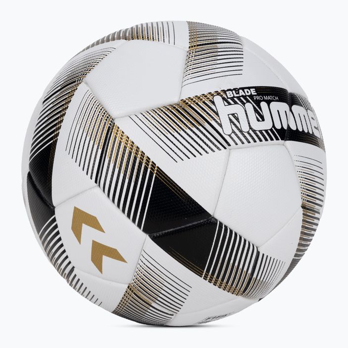 Hummel Blade Pro Match FB fotbalový míč bílý/černý/zlatý velikost 5 2