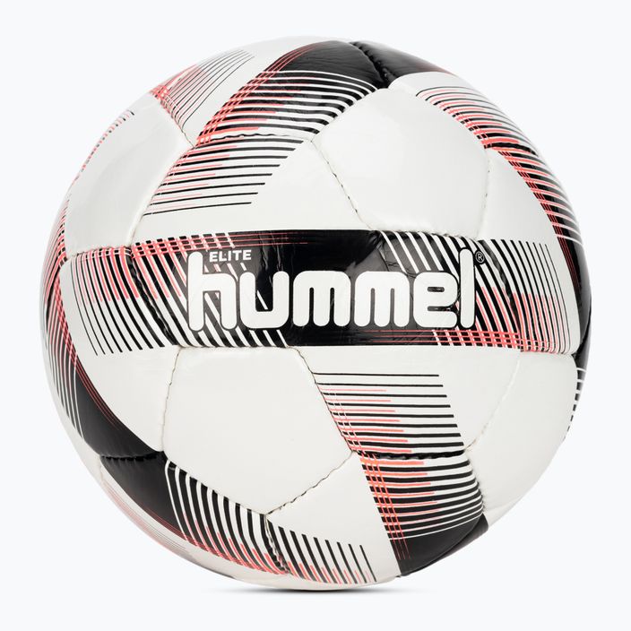 Hummel Elite FB fotbalový míč bílý/černý/červený velikost 5