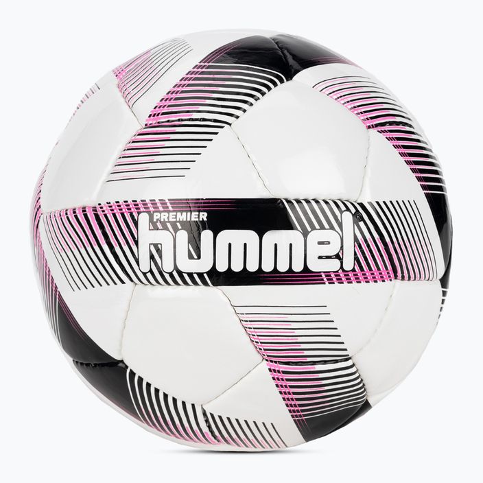 Hummel Premier FB fotbalový míč bílý/černý/růžový velikost 5