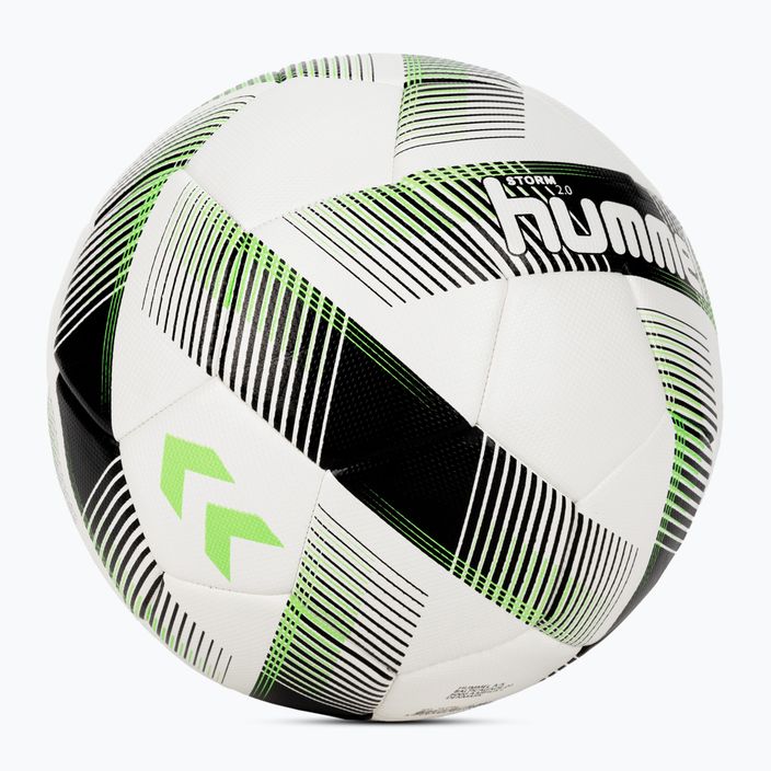 Hummel Storm 2.0 FB fotbal bílý/černý/zelený velikost 5 2