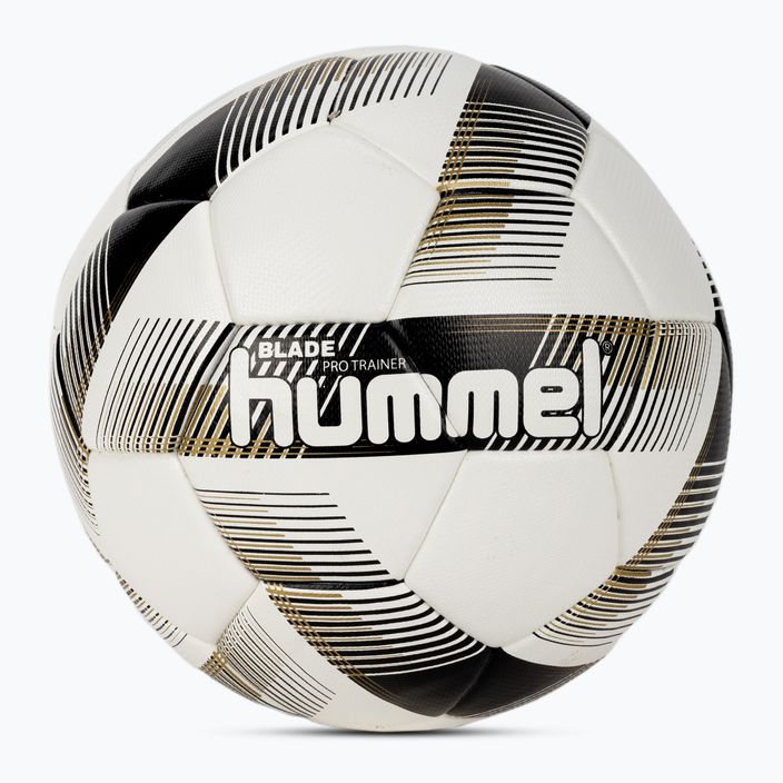 Hummel Blade Pro Trainer FB fotbalový míč bílý/černý/zlatý velikost 4