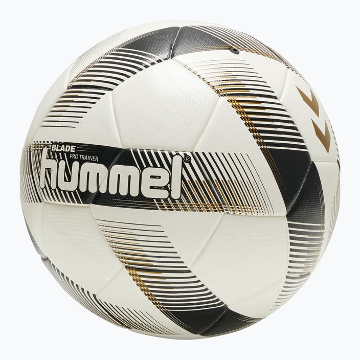 Hummel Blade Pro Trainer FB fotbalový míč bílý/černý/zlatý velikost 4 4