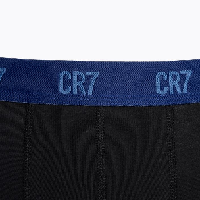 Pánské boxerky CR7 Basic Trunk 3 páry black/blue 4