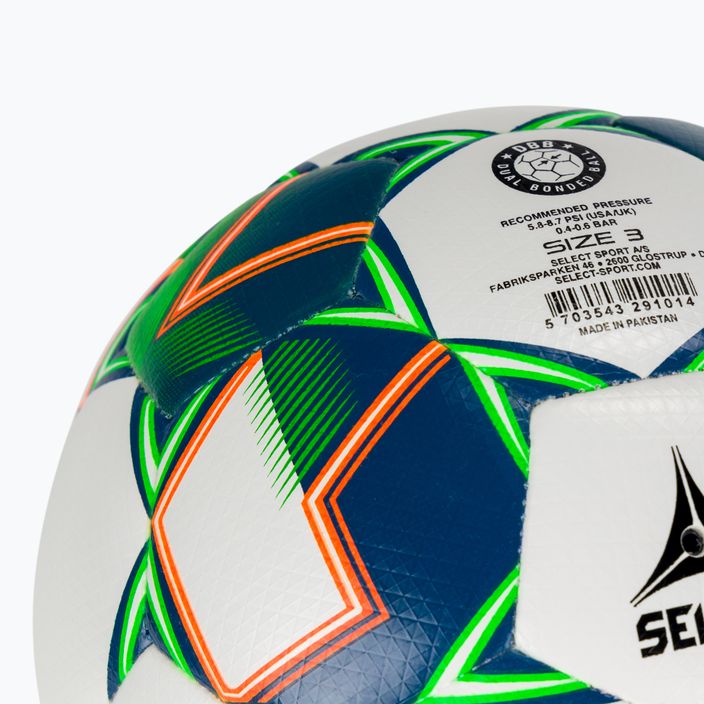 Fotbalový míč Select Talento DB V22 bílo-zelený 130005-3 3