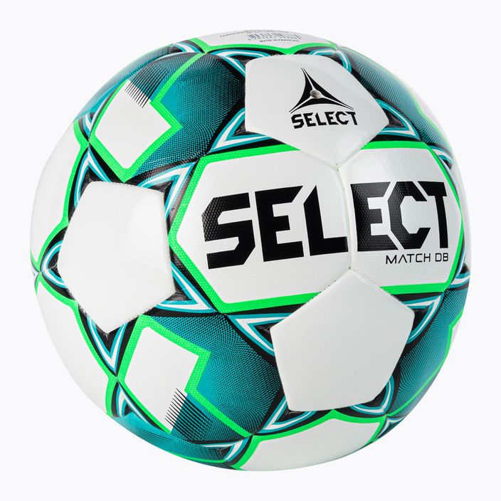 Fotbalový míč SELECT Match DB FIFA White/Green 120062 2
