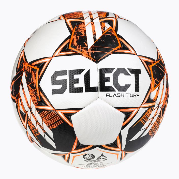 SELECT Flash Turf football v23 white/orange 110047 velikost 4 2