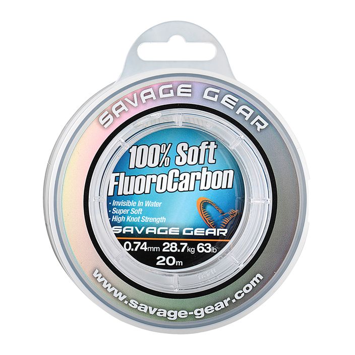 SavageGear Fluorocarbon Soft transparentní 54857 2