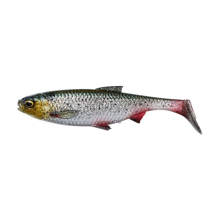 SavageGear 3D River Roach Bulk Green/Silver Gumová návnada 74293 2