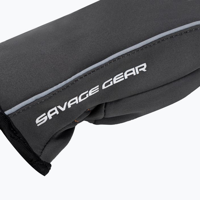 Rybářské rukavice Savage Gear Softshell Glove šedé 76460 4